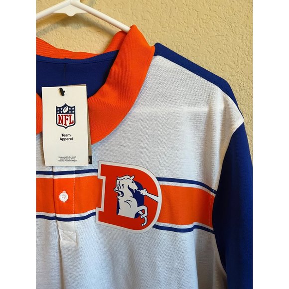 Nike Denver Broncos Rewind Polo Shirt - Size - NWT - Picture 4 of 6
